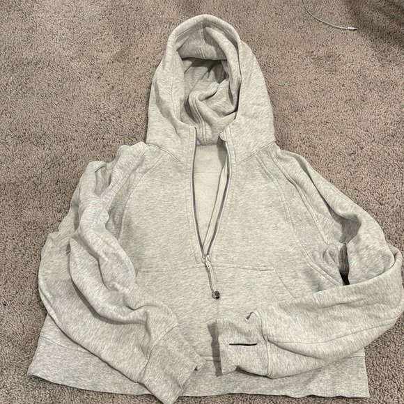 Lululemon gray scuba hoodie - Picture 1 of 3
